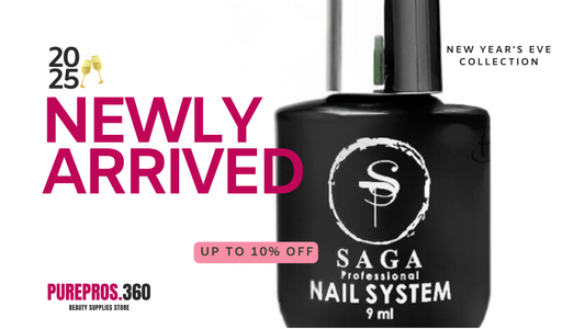Shine Bright This Holiday Season with the New Gel Polish Collections from Saga Professional! Available Now at Purepros360 for Nail Technicians!