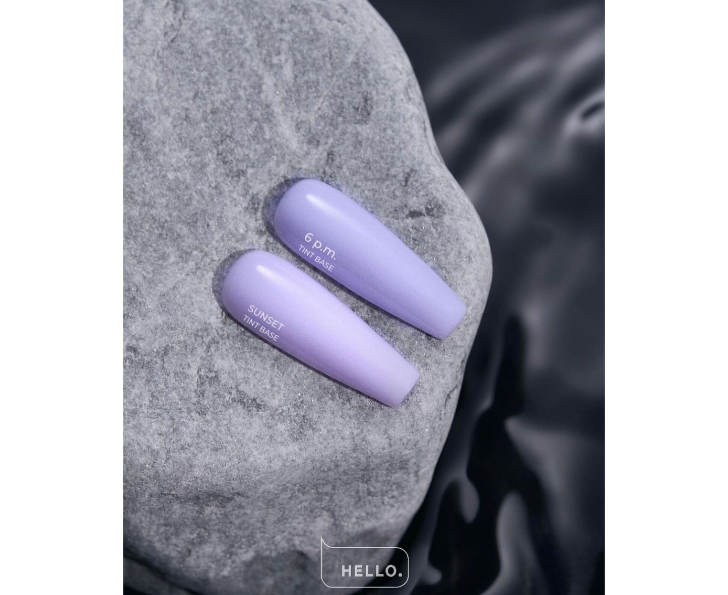 HELLO Tint Base, 6 p.m. – Pastel Lavender Elastic Tint Base Gel, 15ml