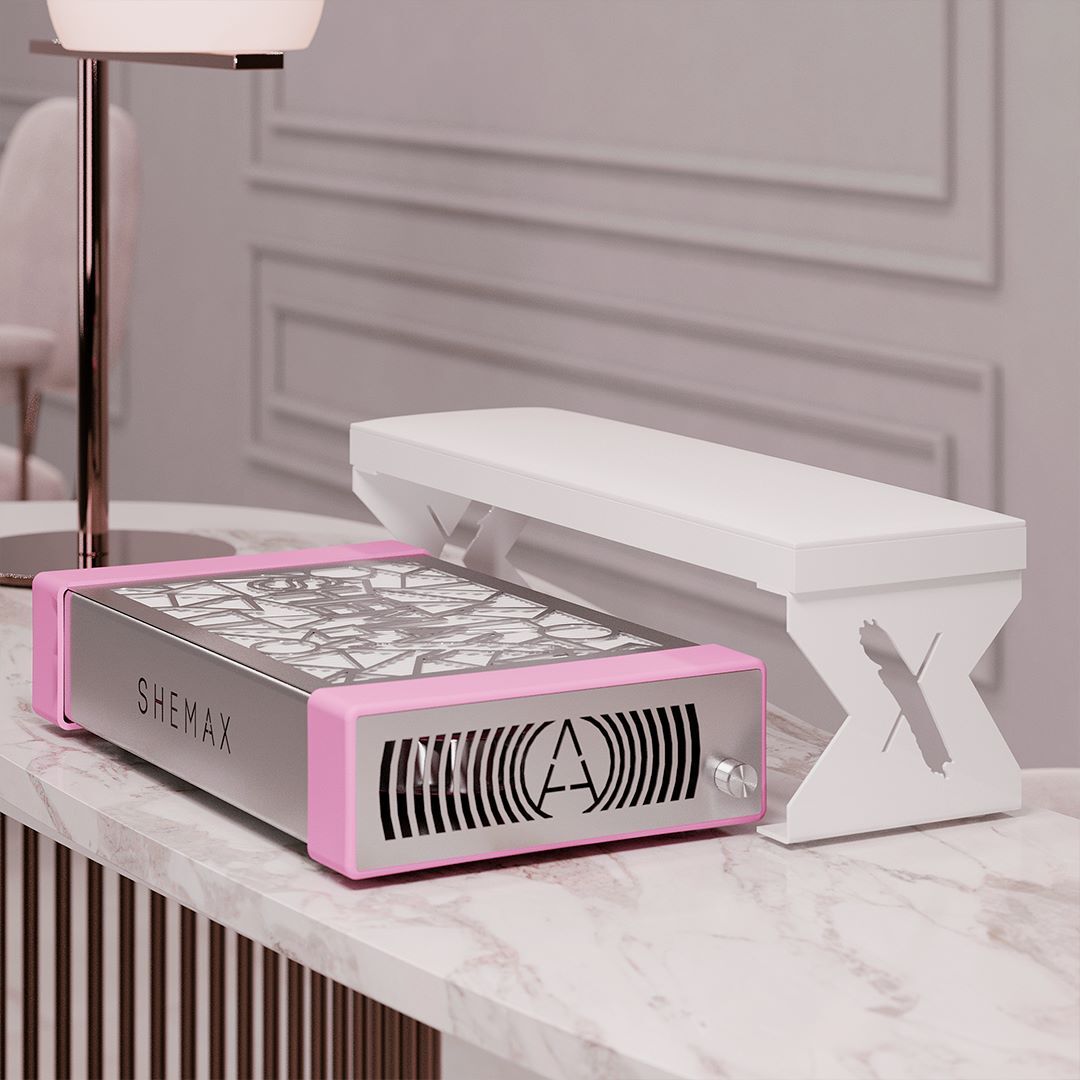 SheMax Style PRO PASTEL PINK – Professional Dust Collector