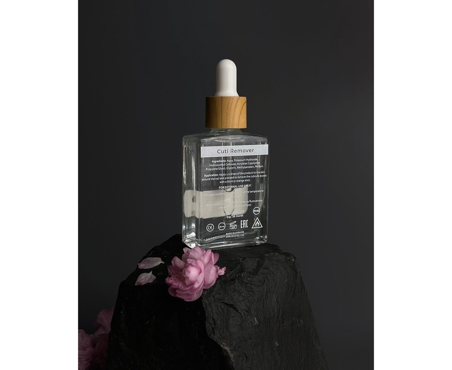 HELLO Cuti Remover, 30 ml – Dissolvant professionnel pour cuticules