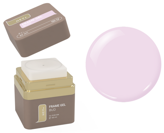 HEY.LOVE Frame Builder Gel, BUD, 30ml – Lilac-Pink Universal Builder Gel