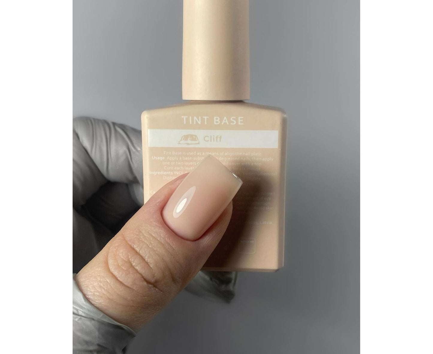 Base teintée HELLO, CLIFF – Gel teinté nude crémeux, 15 ml