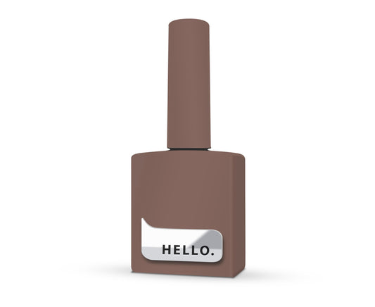 Base teintée HELLO, DESERT – Gel teinté brun foncé, 15 ml
