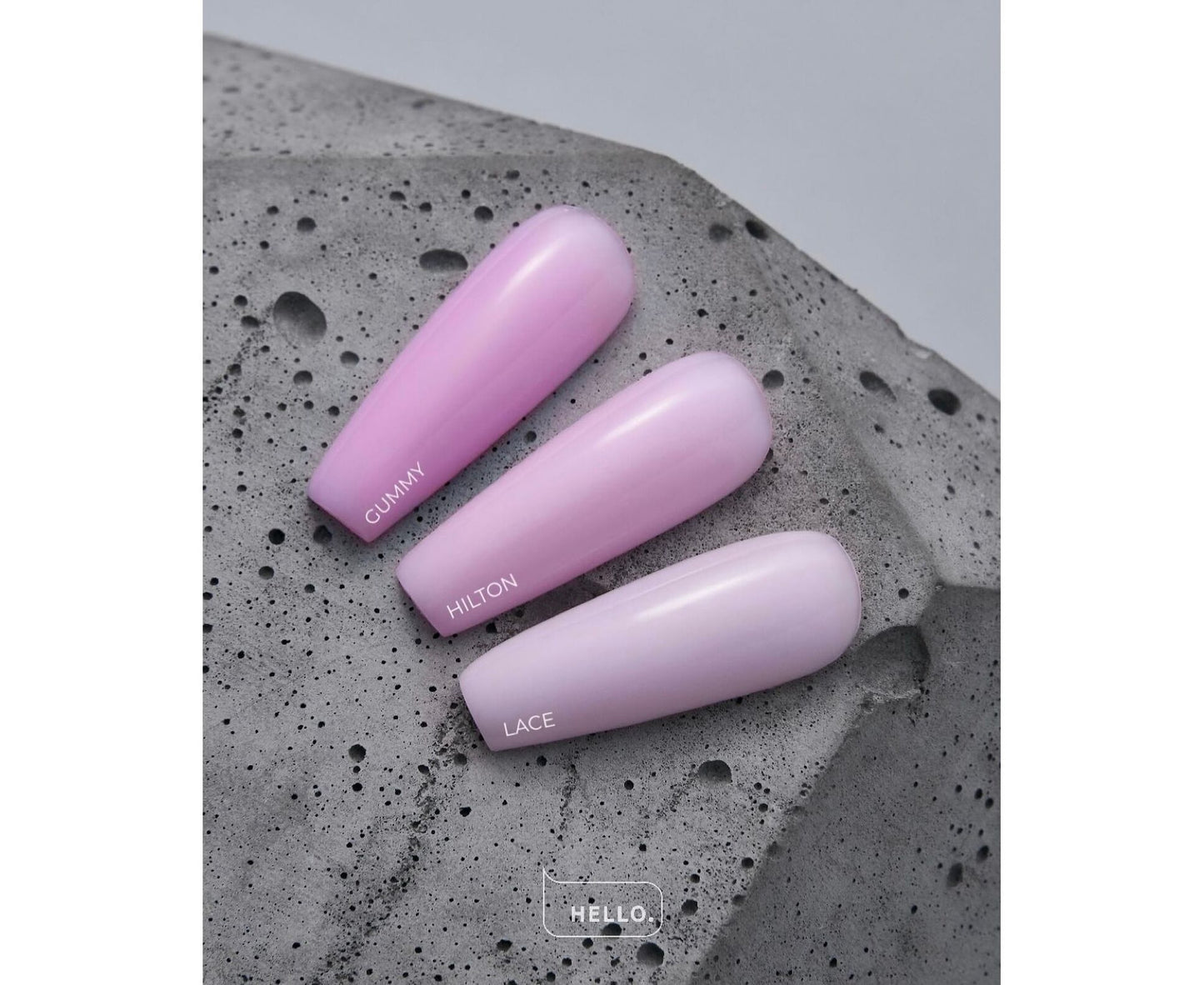 Base teintée HELLO, GUMMY – Base teintée rose Barbie, 15 ml