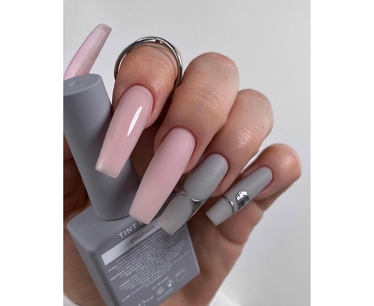 HELLO Tint Base, ELEPHANT – Light Grey Elastic Base, 15ml