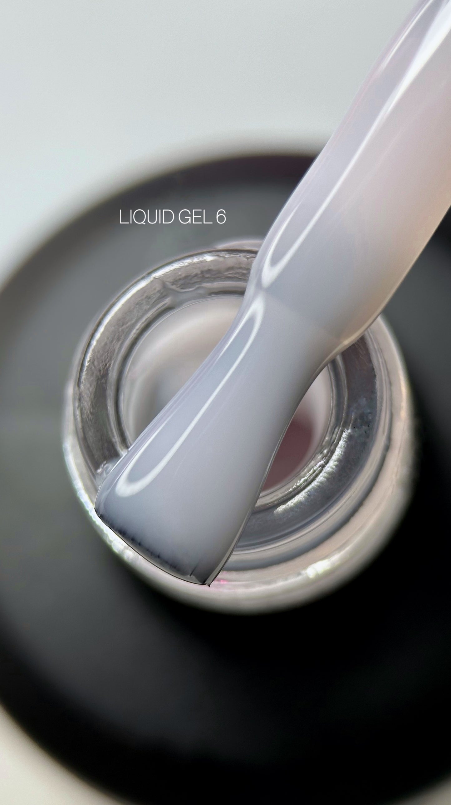 SAGA Professional Liquid Gel 06 – sheer nude liquid gel, 30ml bottle for smooth nail sculpting and overlays