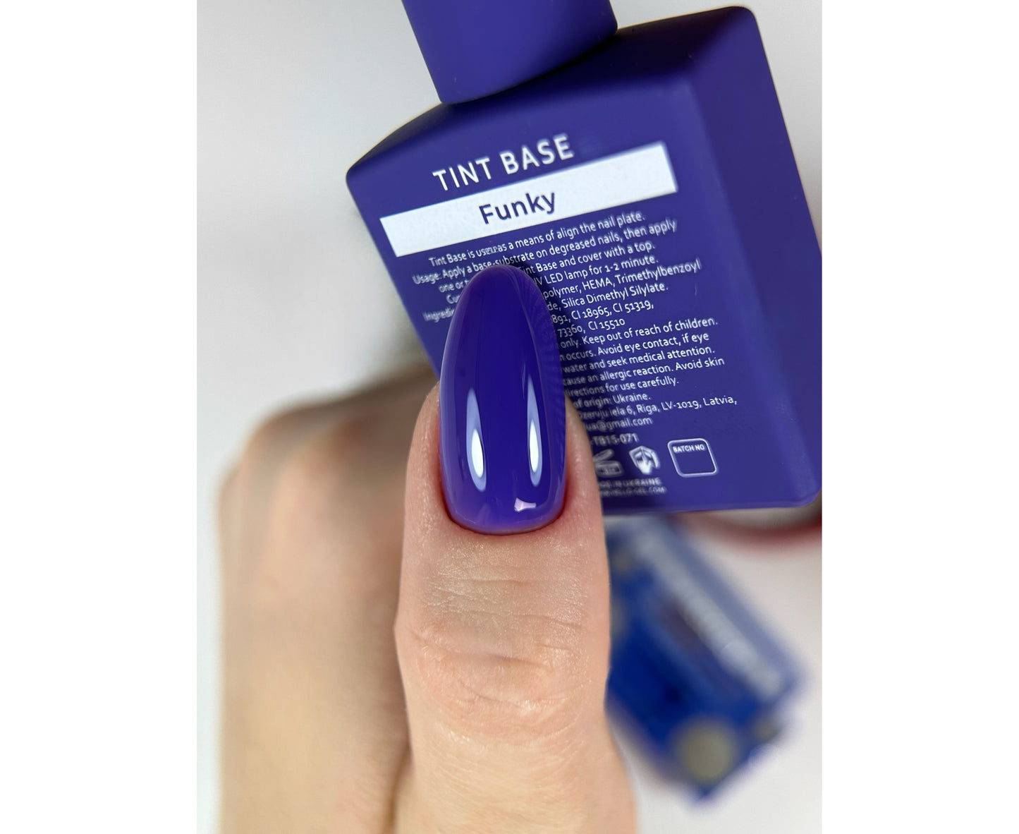 Base teintée HELLO, FUNKY – Gel de base teinté vibrant, 15 ml