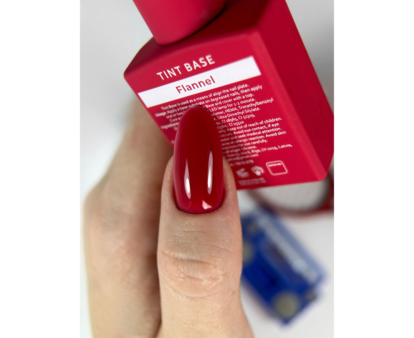 Base teintée HELLO, FLANNEL – Gel de base teinté douillet, 15 ml