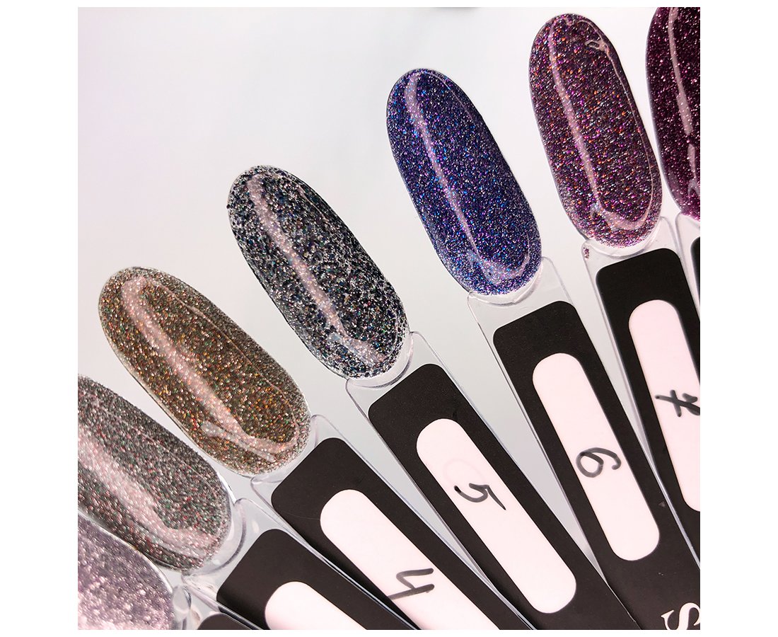 Saga Reflective Gel Polish NY Disco #06 Blue, 9 ml