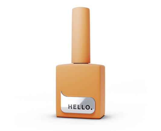 Base teintée HELLO, PAPAYA – Base gel jaune orangé ensoleillé, 15 ml
