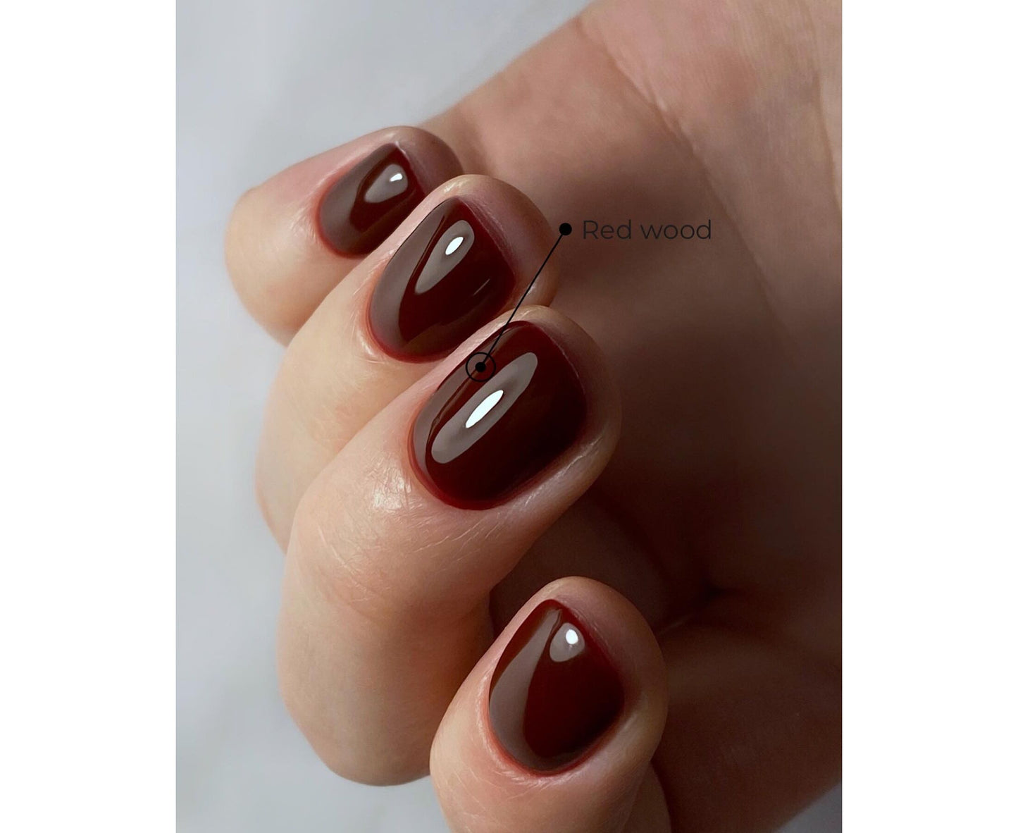 Base teintée HELLO, REDWOOD – Base teintée bordeaux, 15 ml
