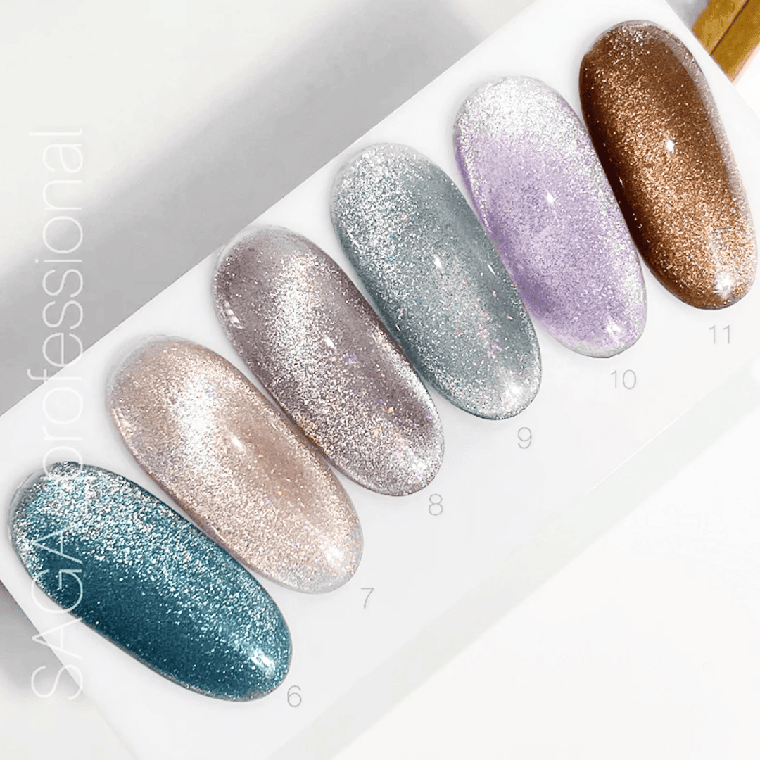 Saga Cat Shine #11: Mystical Brown Cat Eye Gel, 9 ml