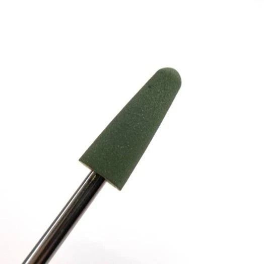 DARK Silicone Polisher #304 – Thin Rounded Bullet, Green