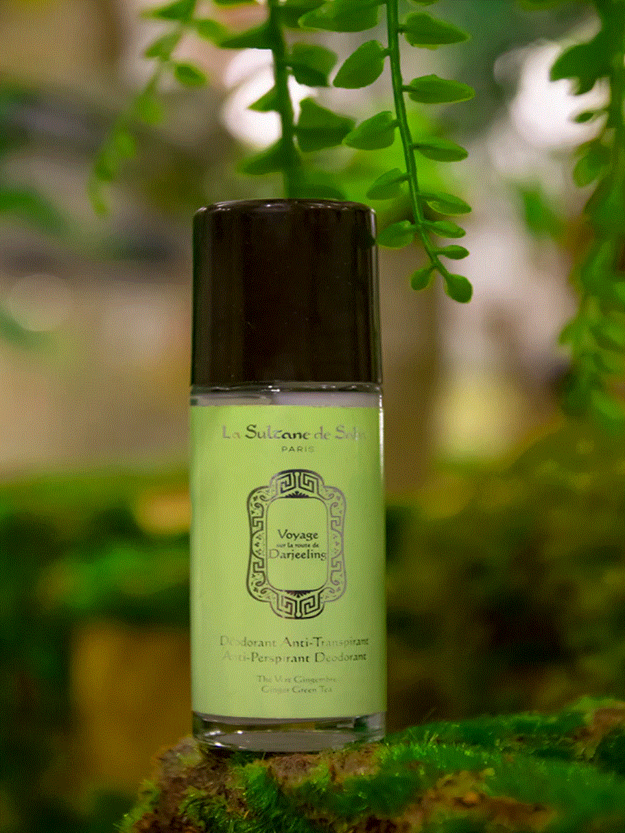 Déodorant anti-transpirant au gingembre et au thé vert - Roll-on