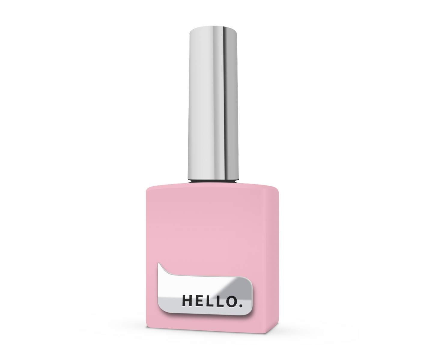 HEY.LOVE Top Coat, FAIRY TALE – No-Wipe Glossy Pink Top Gel, 15ml