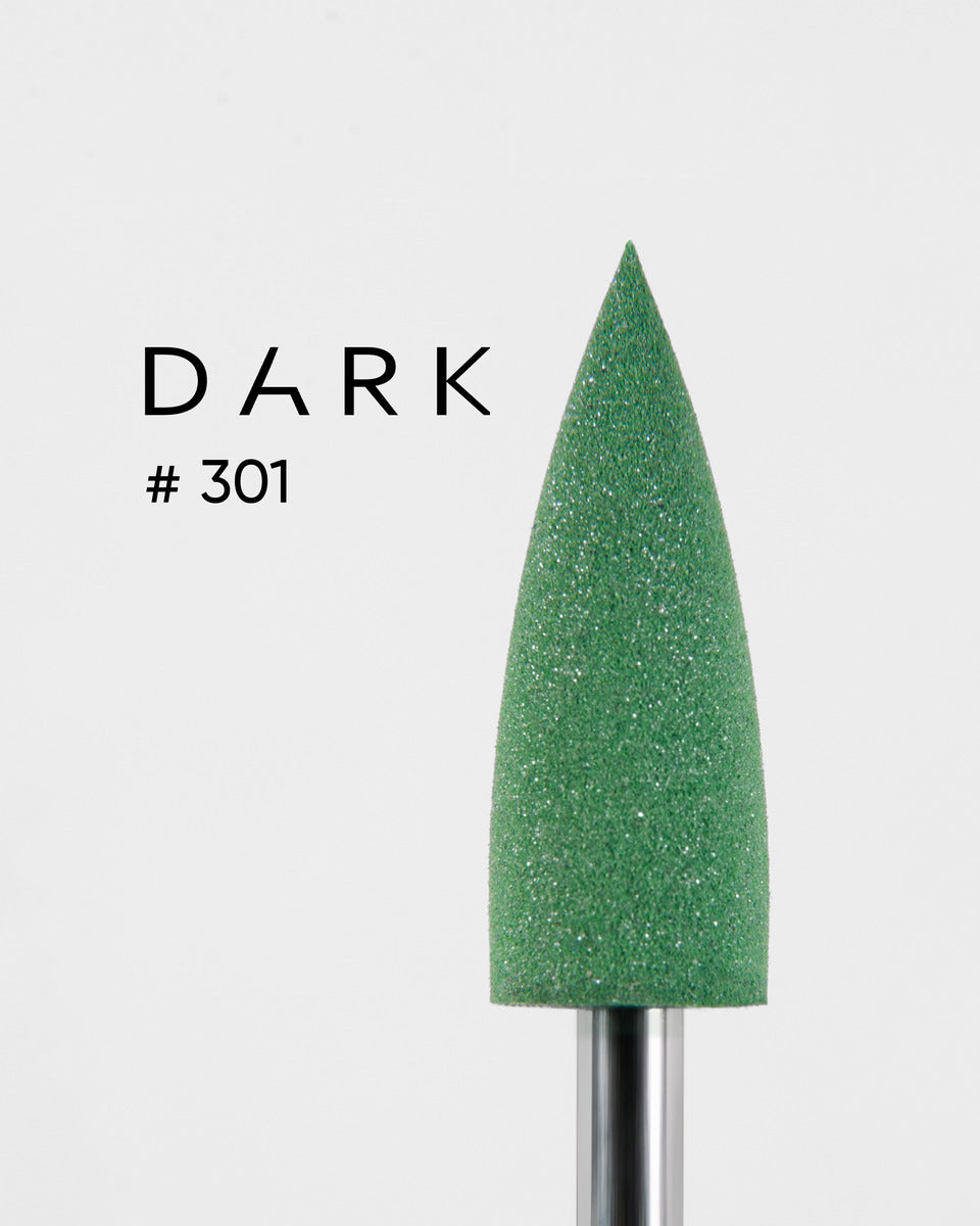 DARK Polisher #301 Small Green Cone – Professional Nail Polisher, 1pc