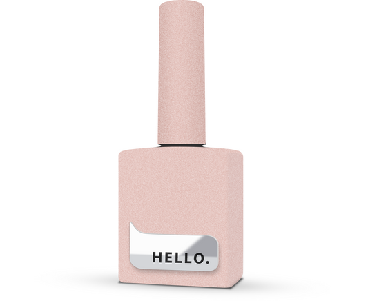 Base teintée HELLO, CAJOU – Gel de base neutre scintillant, 15 ml