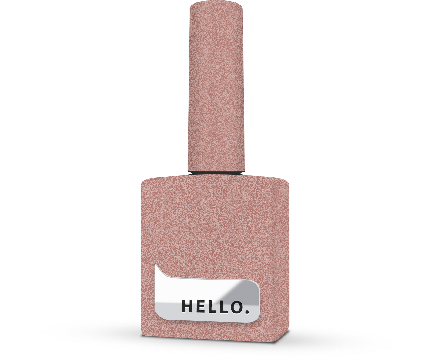 Base teintée HELLO, PECAN – Gel de base neutre scintillant, 15 ml