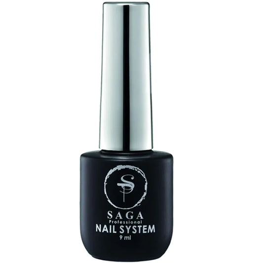 SAGA Professional Velvet Top – No-wipe matte top coat with velvet finish for gel nails, 9ml bottle