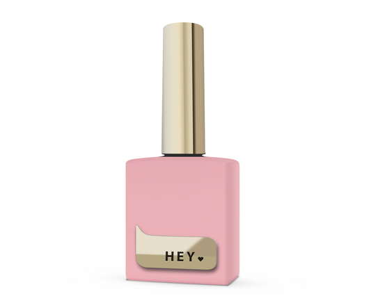 HEYLOVE BB Top Coat, DOUBLE BUBBLE – No-Wipe Glossy Dark Pink Top Gel, 15ml