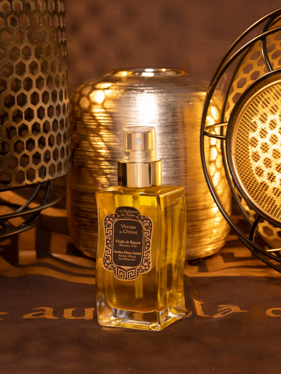 Beauty Oil La Sultane de Saba Amber Musk Sandalwood Fragrance-200ml