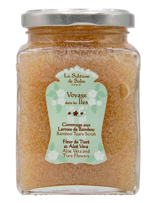 Bamboo Tears Body Scrub Tiare Flowers Aloe Vera-300g