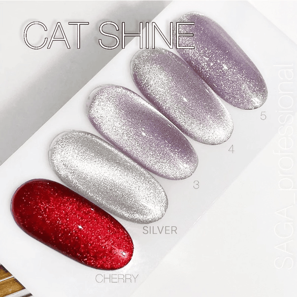 Saga Gel Polish Cat Shine No.13 Cheery, 9 ml