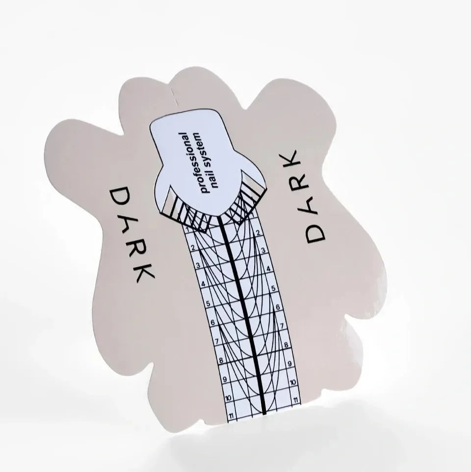 DARK Paper Nail Forms – 300 pcs