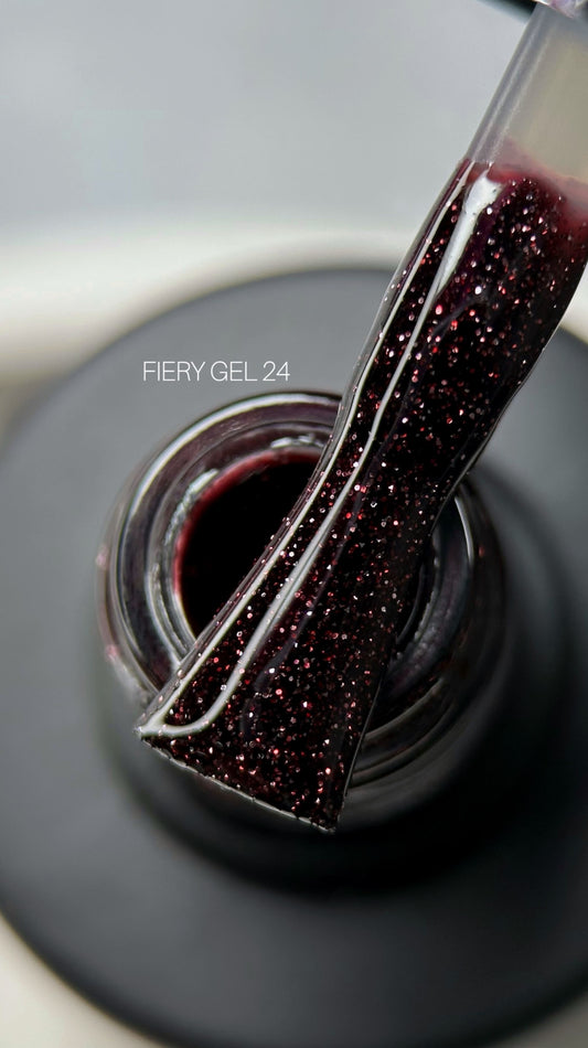 Saga Professional Fiery Gel #24 Wine
