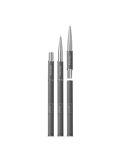 Pinceau HELLO Thin Seven, 5 mm – Pinceau Nail Art pour ridules