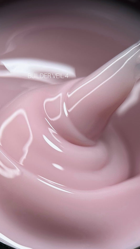 SAGA Professional Builder Gel Veil 04 – 30ml nude beige gel for sculpting and overlays with a natural finish