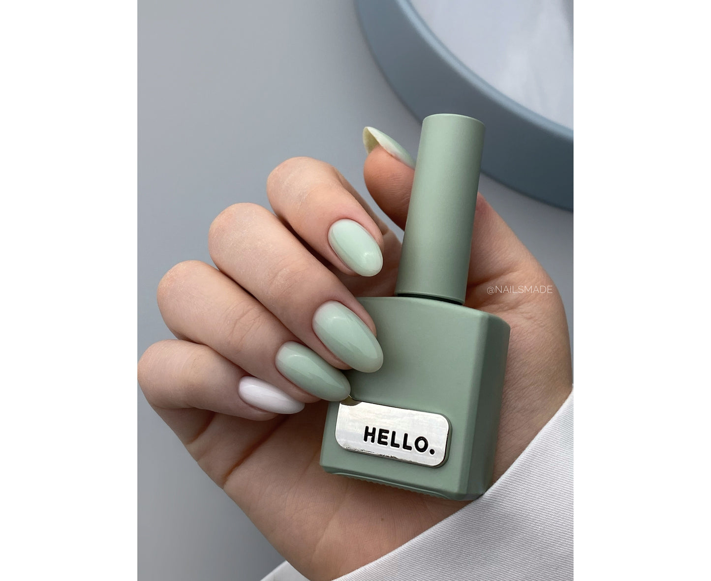 HELLO Tint Base, MATCHA – Dusty Mint Elastic Base, 15ml