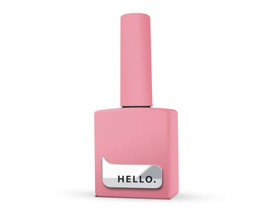 Base teintée HELLO, PEONY – Gel de base teinté rose chaud, 15 ml