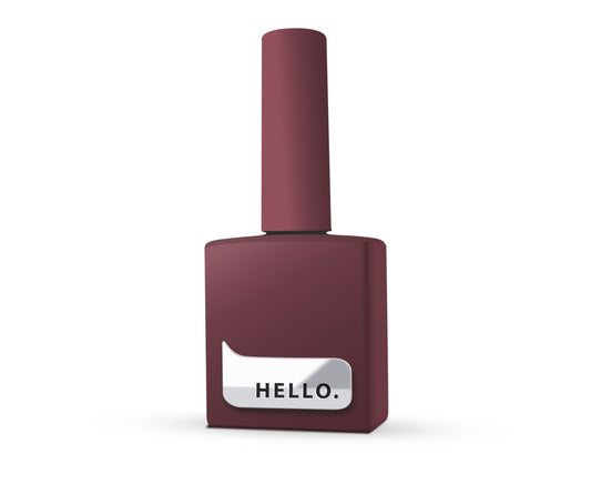 HELLO Tint Base, REDWOOD – Burgundy Tinted Base, 15ml