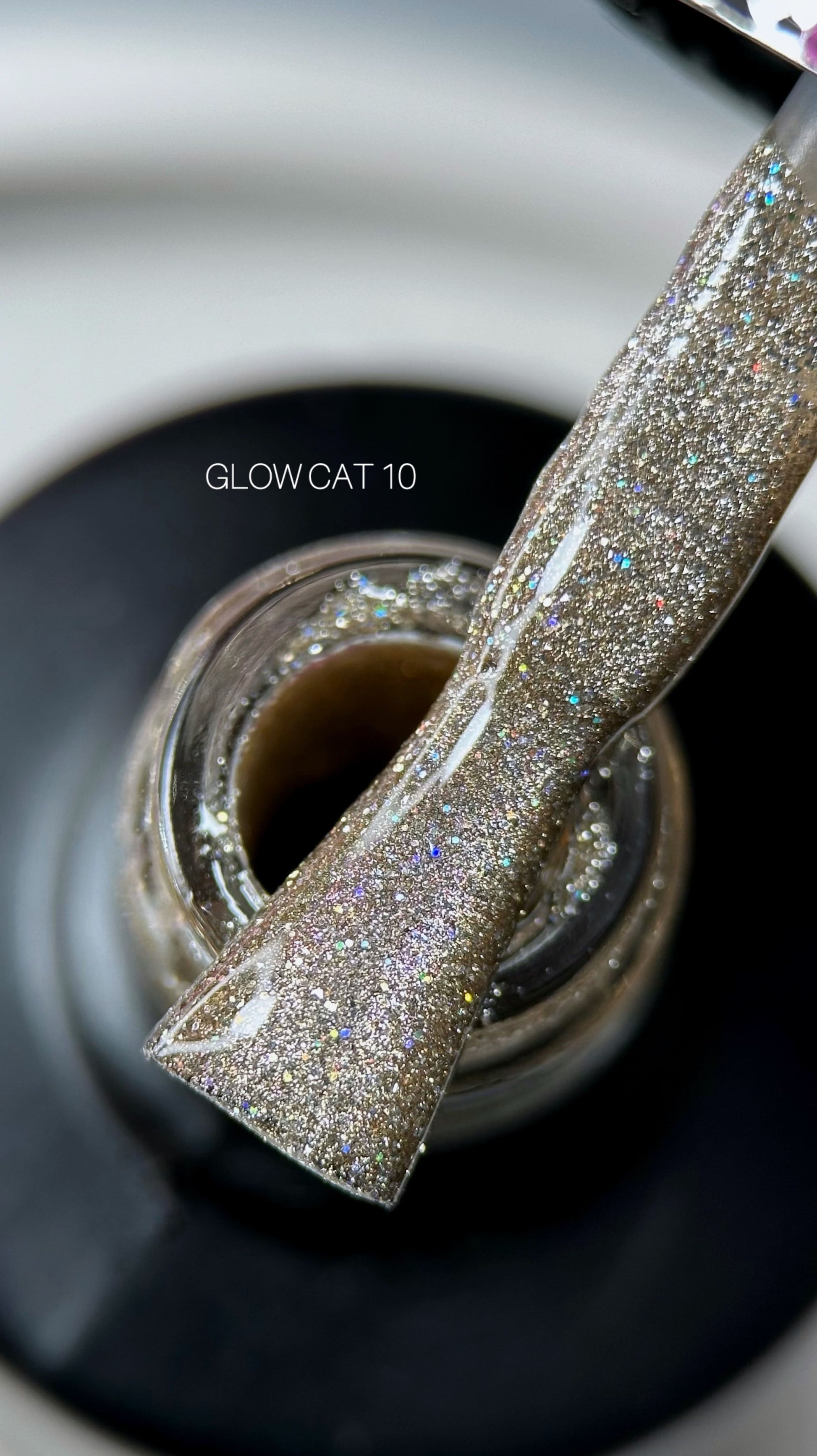 Saga Professional GLOW CAT No. 10 Magnetic Cat Eye Gel Polish