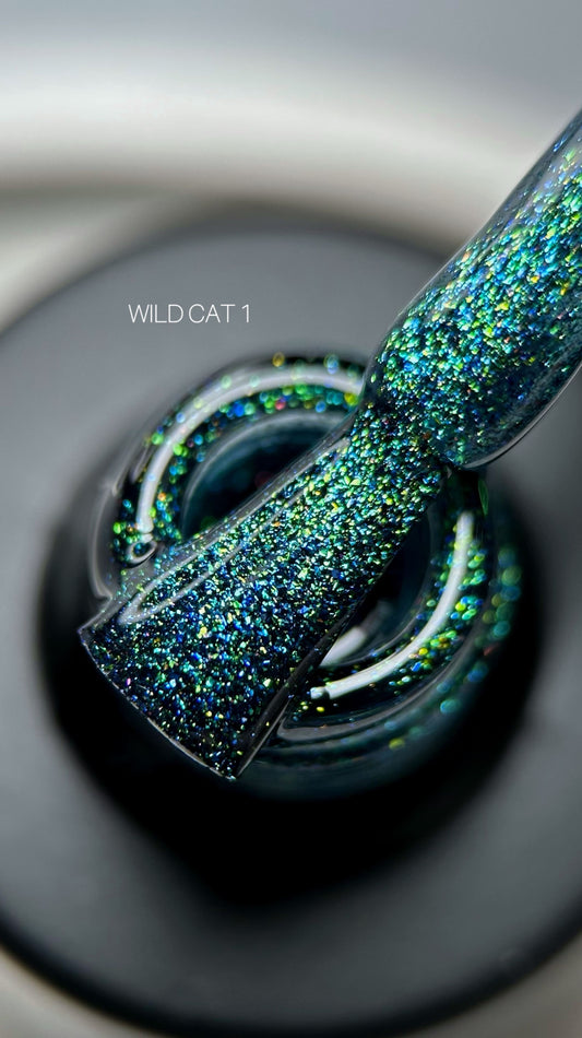 Saga Professional WILD CAT No.01 Magnetic Cat Eye Gel Polish, 9ml