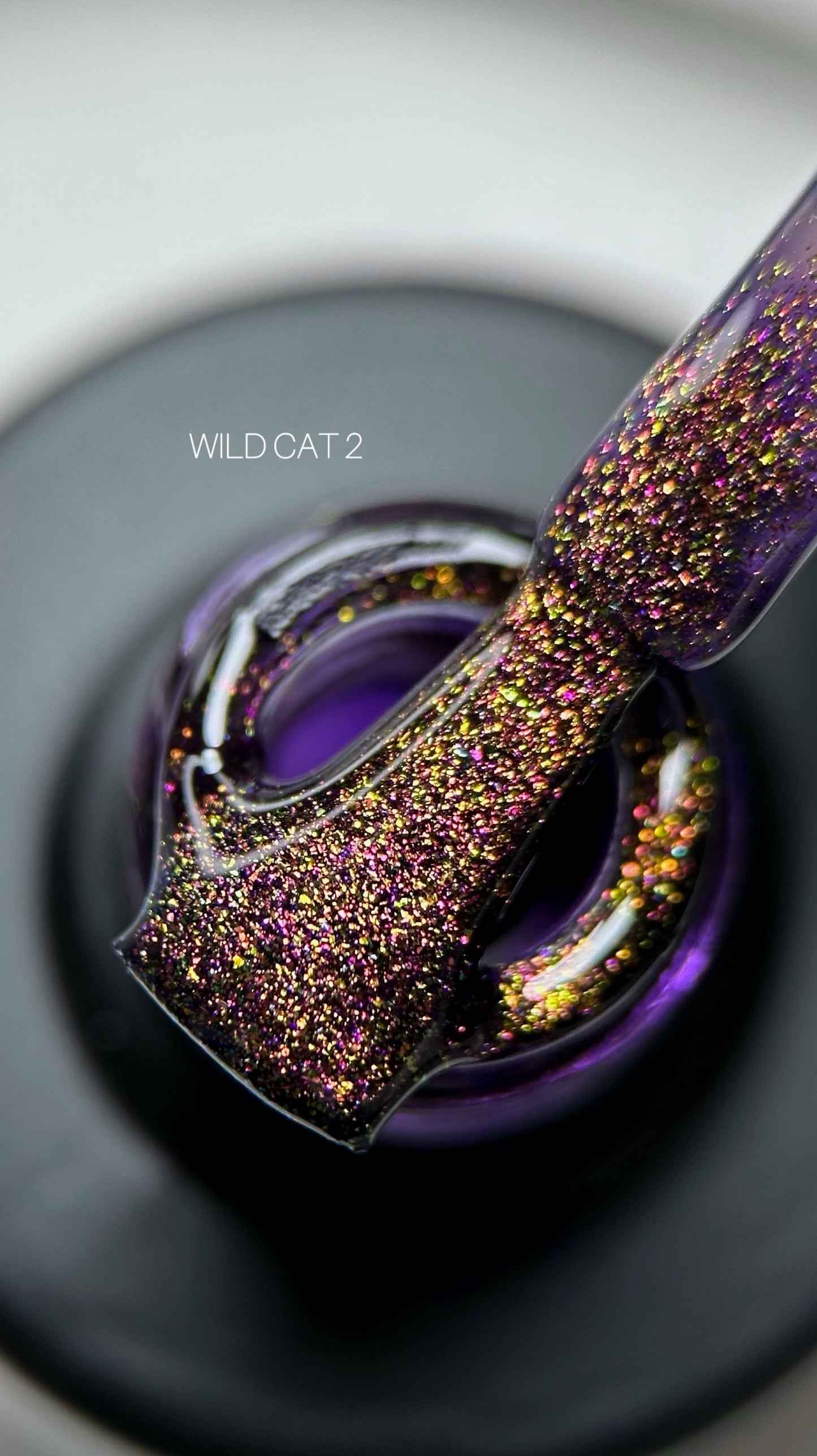 Saga Professional WILD CAT No.02 Magnetic Cat Eye Gel Polish, 9ml