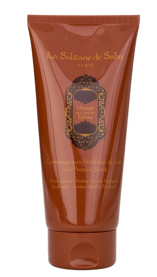 Silk Protein Scrub Amber Vanilla Patchouli