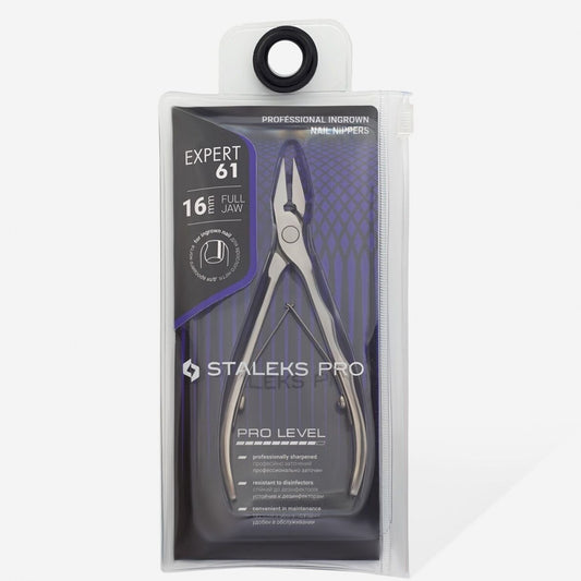 STALEKS PRO Expert 61 Ingrown Toenail Nippers – Full Jaw 16 mm