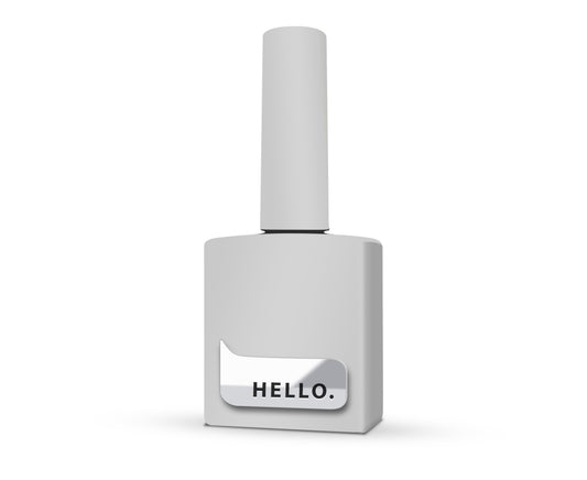 HELLO Tint Base, WATERFALL – Soft Grey-White Tinting Gel, 15ml