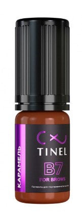 Pigment for permanent eyebrow makeup Tinel B7 Caramel, 10ml