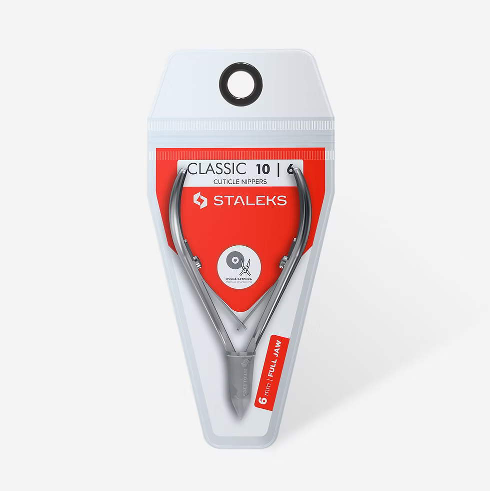 STALEKS CLASSIC 10 Cuticle Nippers – 6 mm Full Jaw (NC-10-6)