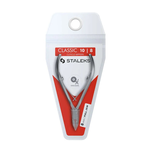 STALEKS CLASSIC 10 Cuticle Nippers – 8 mm Full Jaw (NC-10-8)