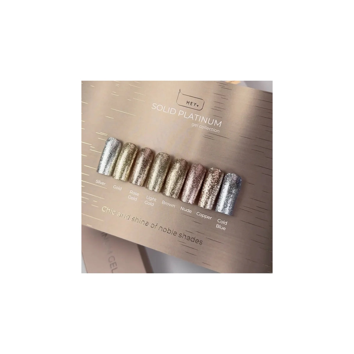 HEY.LOVE Gypsum Gel, WHITE – Textured Nail Design Gel, 5g