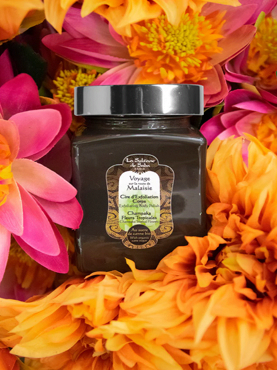 Exfoliating Body Polish  Jasmine and Tropical Flowers Fragrance-300ml