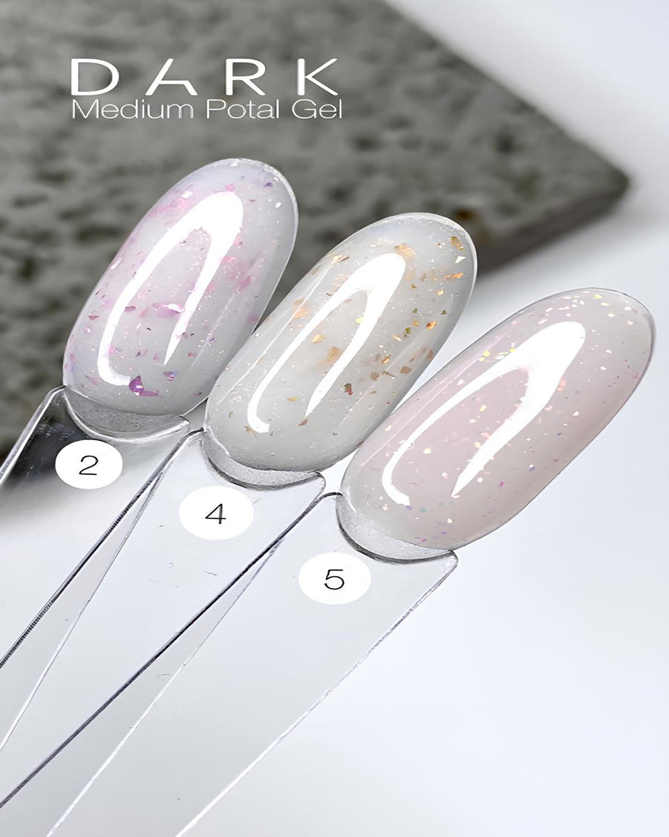 DARK Medium Potal Gel №04, 15 ml (No Brush) (Enlarged Foil)