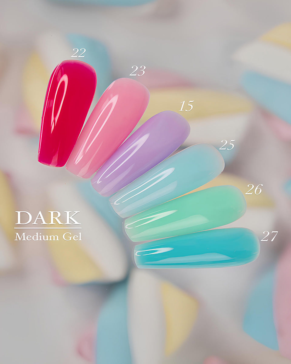 DARK Medium Gel №15, 15 ml (No Brush)