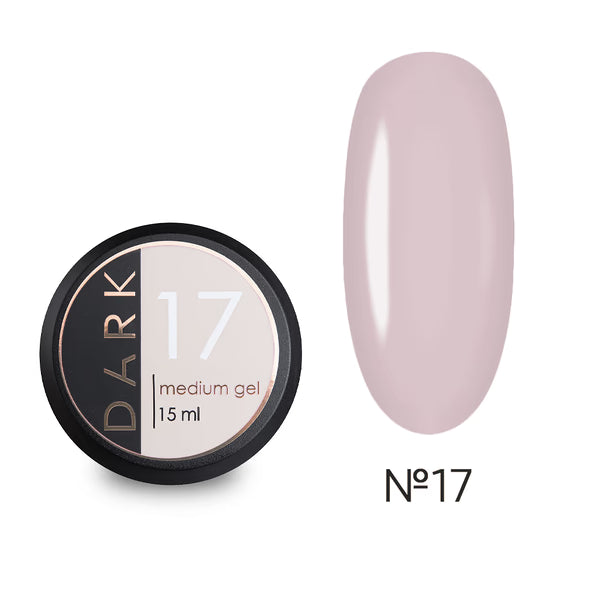 DARK Medium Gel №17, 15 ml (No Brush)