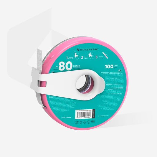STALEKS Disposable White Abrasive Tape papmAm EXPERT – 100 Grit, for the Plastic Case