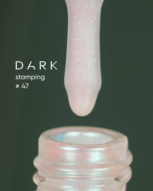 DARK Stamping Polish #47 Green Chameleon, 10 ml